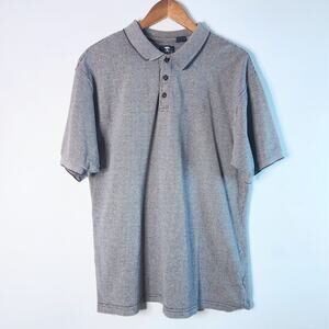 Pebble Beach Mens Gray Polo Shirt Size Large Golf Tennis Athletic Casual Sporty